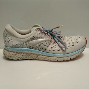 Brooks Womens Glycerin 16 White/Blue/Pink Running